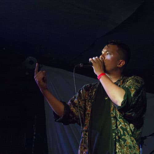 Alexander Junior of Datu sings during their performance at Camp Wavelength 2017 (Photo: Nicole Di Donato).